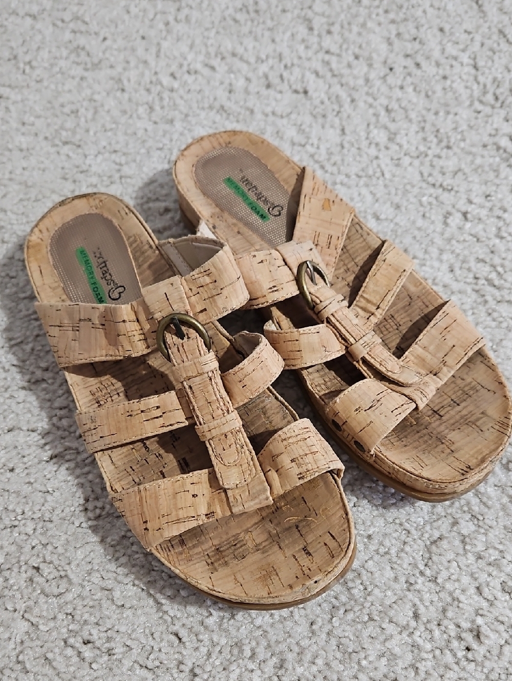 Cork Slide Sandals